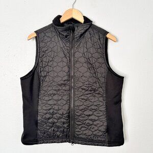 L.L.Bean Quilted Thinsulated Vest Black Large